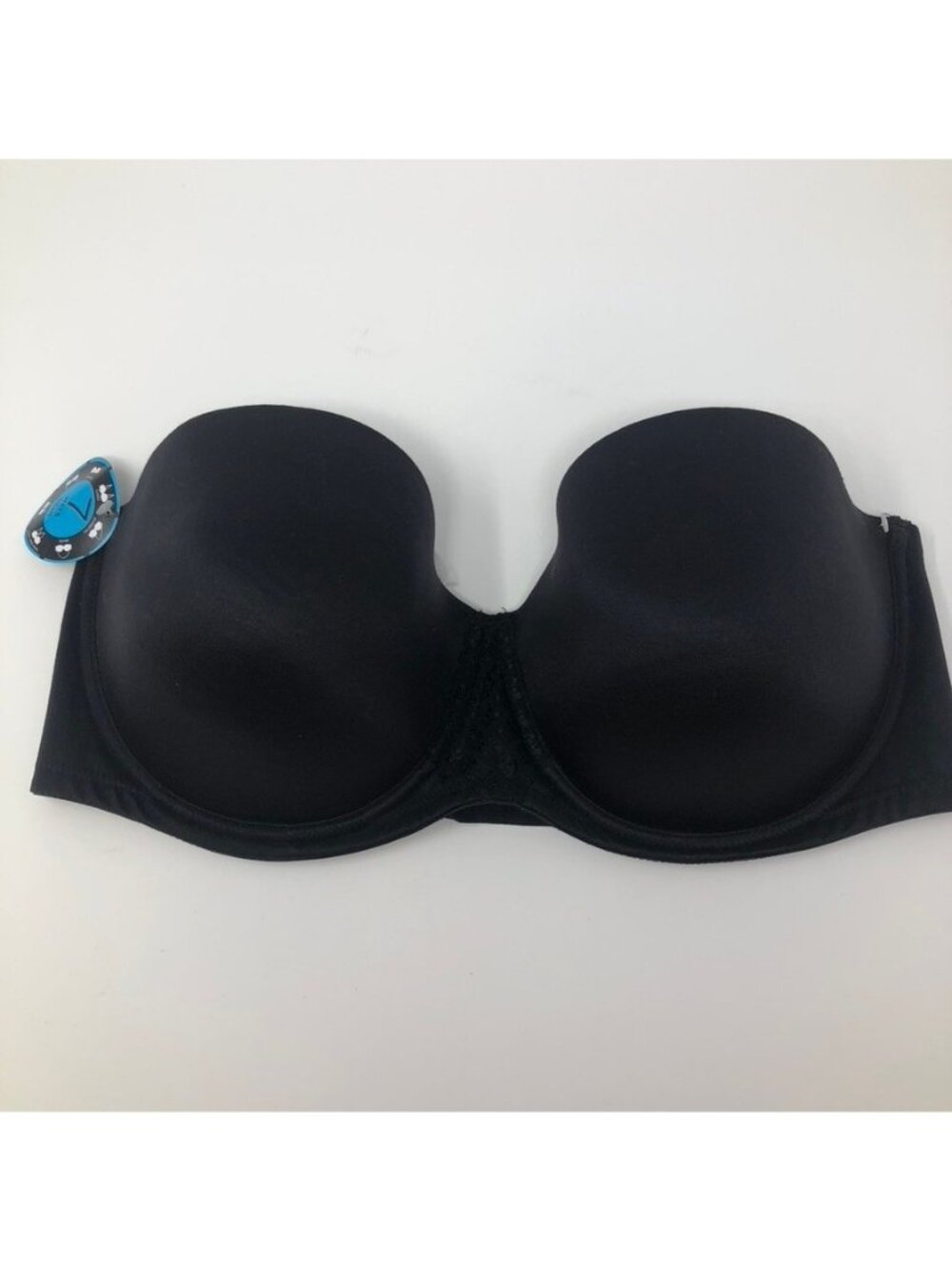 NWT Bali One Smooth U Stay In Place Strapless Bra Size 38D Black
